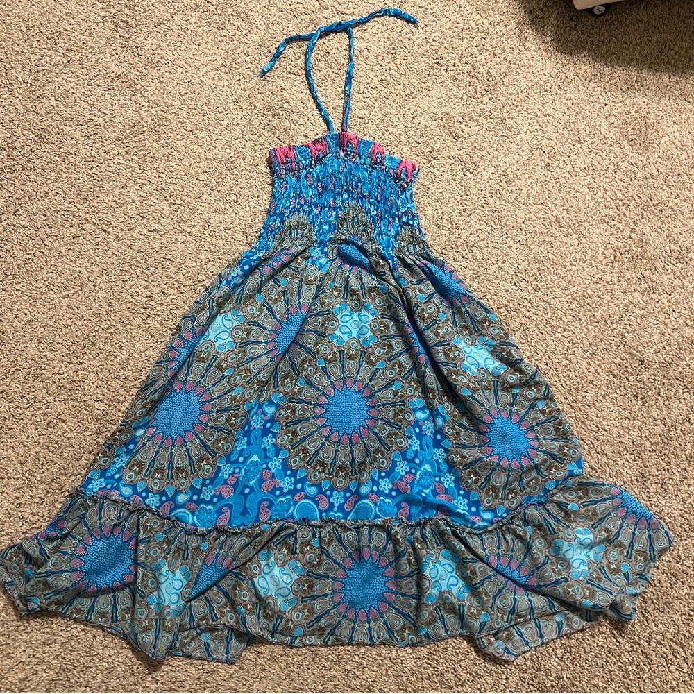 Bohemian Halter Maxi Dress